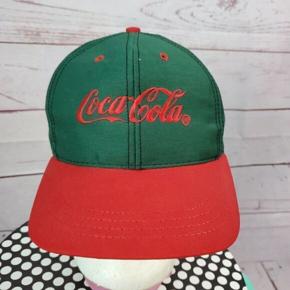 Coca-Cola Snapback Embroidered Hat Cap Made in USA Louisville MFG - Picture 1 of 6